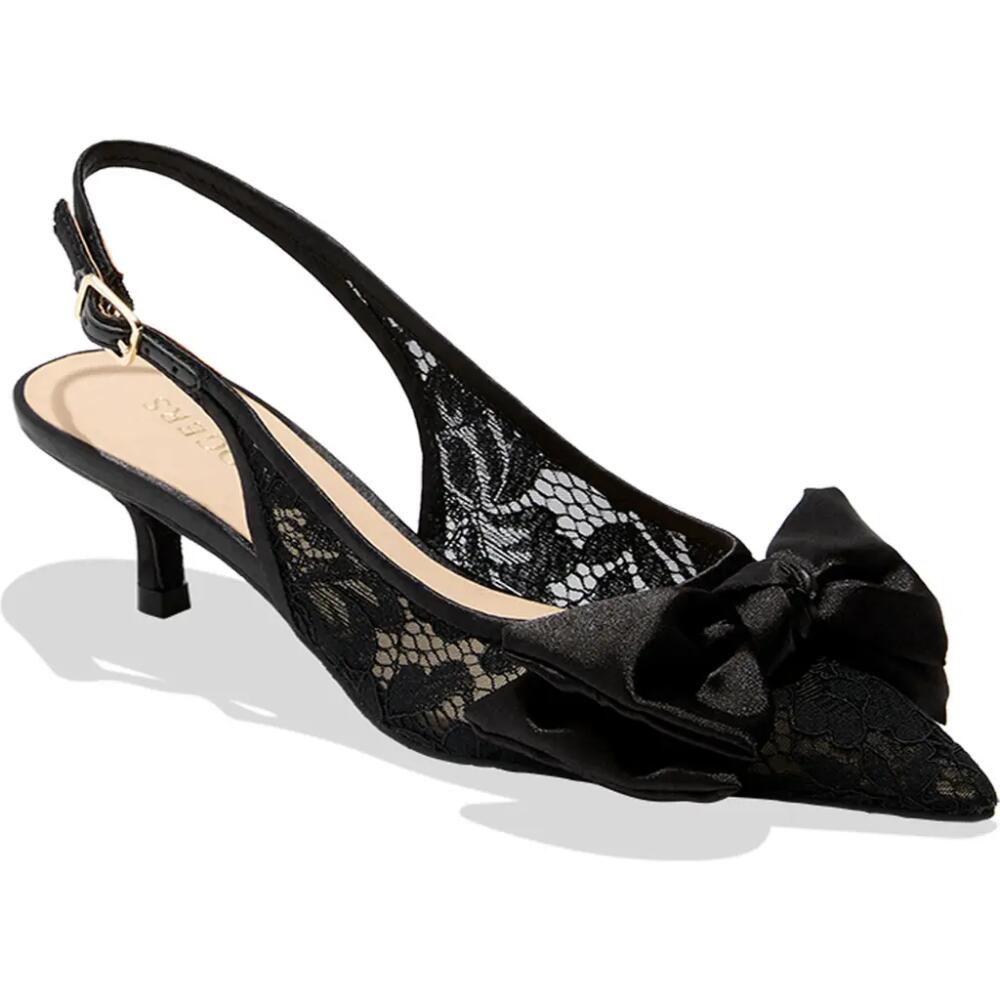 Jack Rogers Debra Slingback Pointed Toe Pump in Black Cover