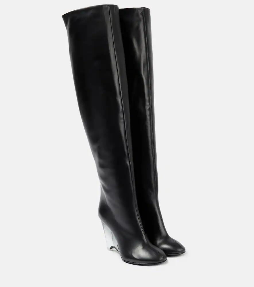 Alaïa Leather knee-high boots Cover