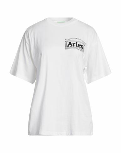 Aries Woman T-shirt White Cotton Cover