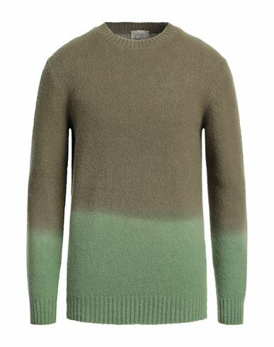 Altea Man Sweater Military green Virgin Wool Cover