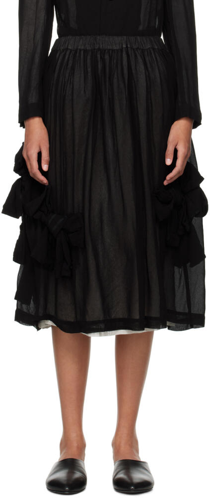 Comme des Garçons Comme des Garçons Black Bow Midi Skirt Cover