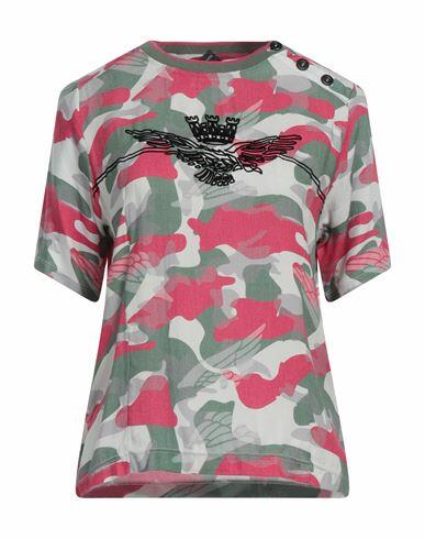 Aeronautica Militare Woman T-shirt Garnet Viscose, Acrylic Cover