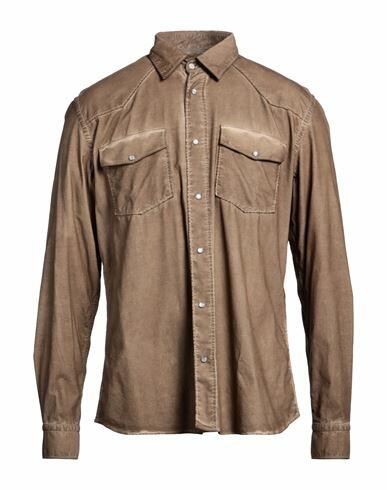 At. p.co Man Shirt Camel Cotton Cover