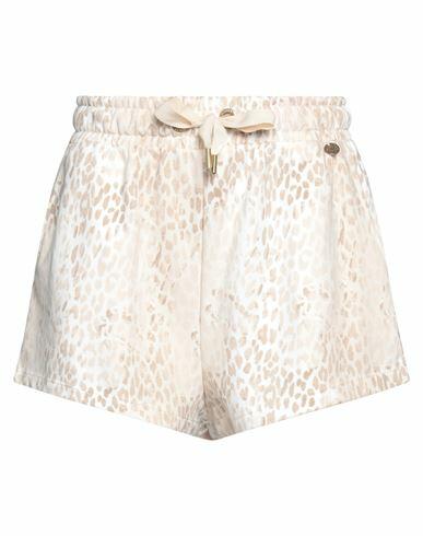 Yes Zee By Essenza Woman Shorts & Bermuda Shorts Beige Cotton, Polyester Cover