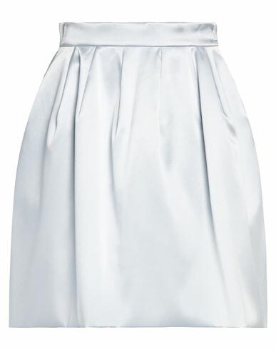 Ermanno Scervino Woman Mini skirt Sky blue Silk, Elastane Cover