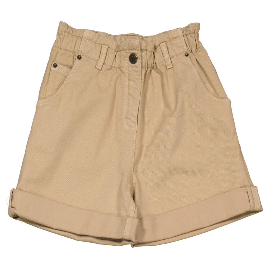 Bonpoint Girls Sable Cathy Stretch Cotton Shorts Cover