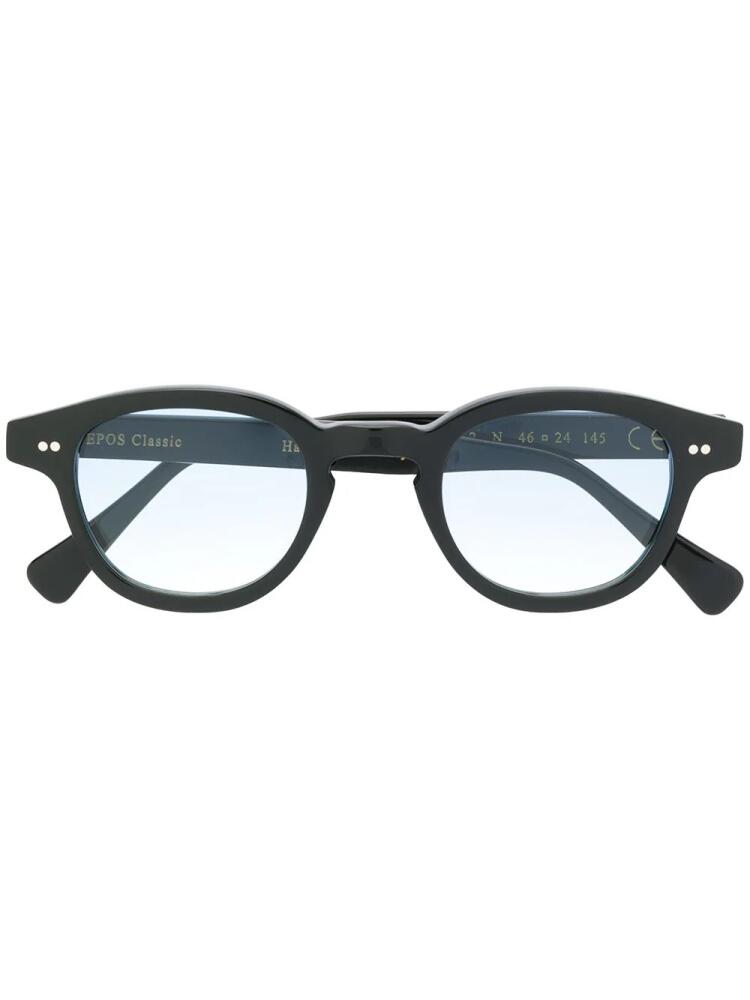 Epos tinted round glasses - Black Cover