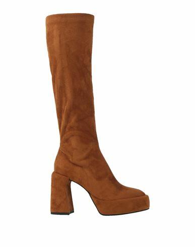 Elena Iachi Woman Boot Tan Textile fibers Cover