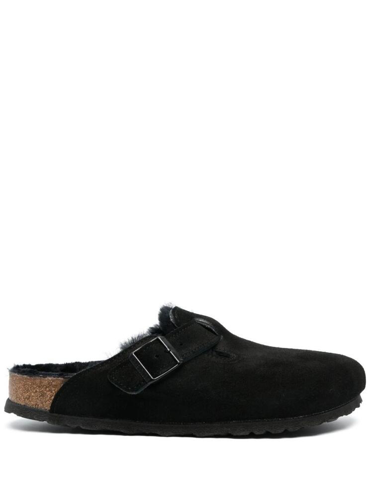 Birkenstock Boston shearling slippers - Black Cover