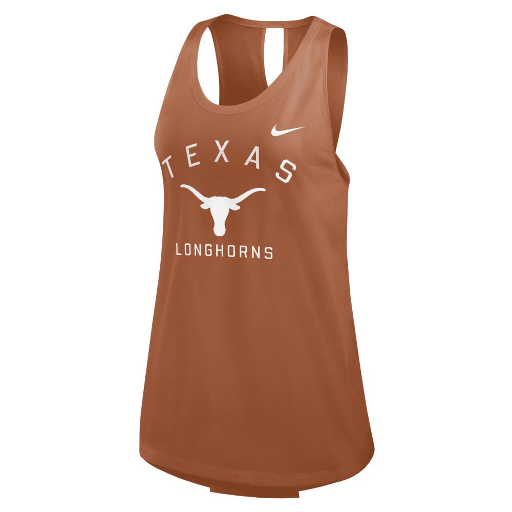 Texas Longhorns Primetime Nike Women's College Tank Top in Orange Cover