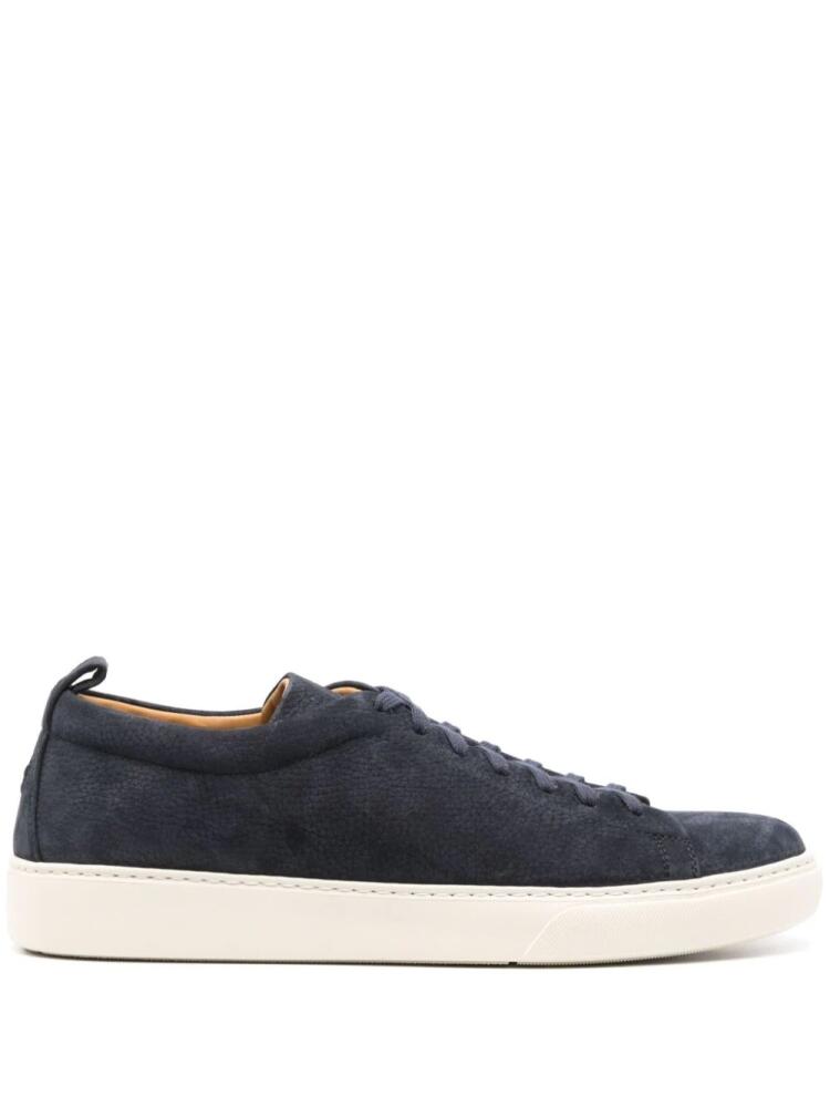 Henderson Baracco Colby suede sneakers - Blue Cover