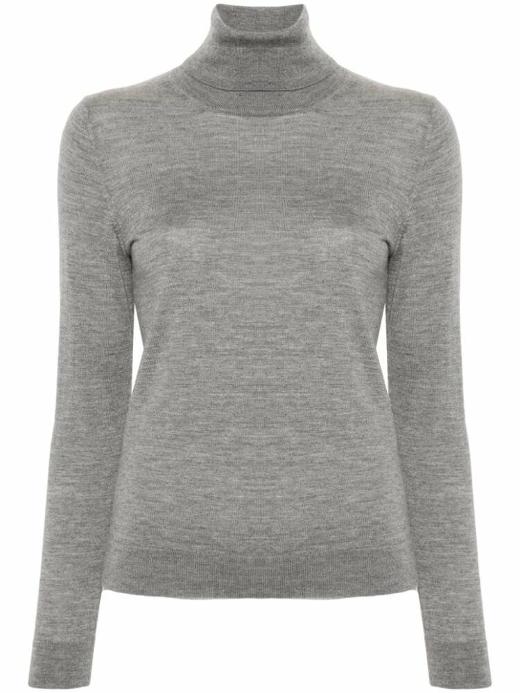 Eric Bompard fine-knit turtleneck sweater - Grey Cover