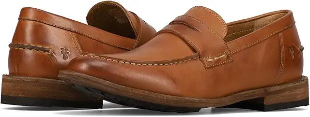 Frye Tyler Flex Penny (Caramel) Men's Lace Up Wing Tip Shoes Cover