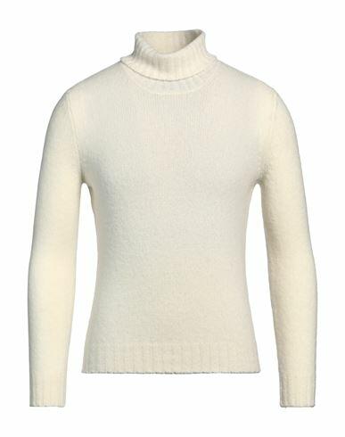 Barba Napoli Man Turtleneck Cream Virgin Wool, Polyamide Cover