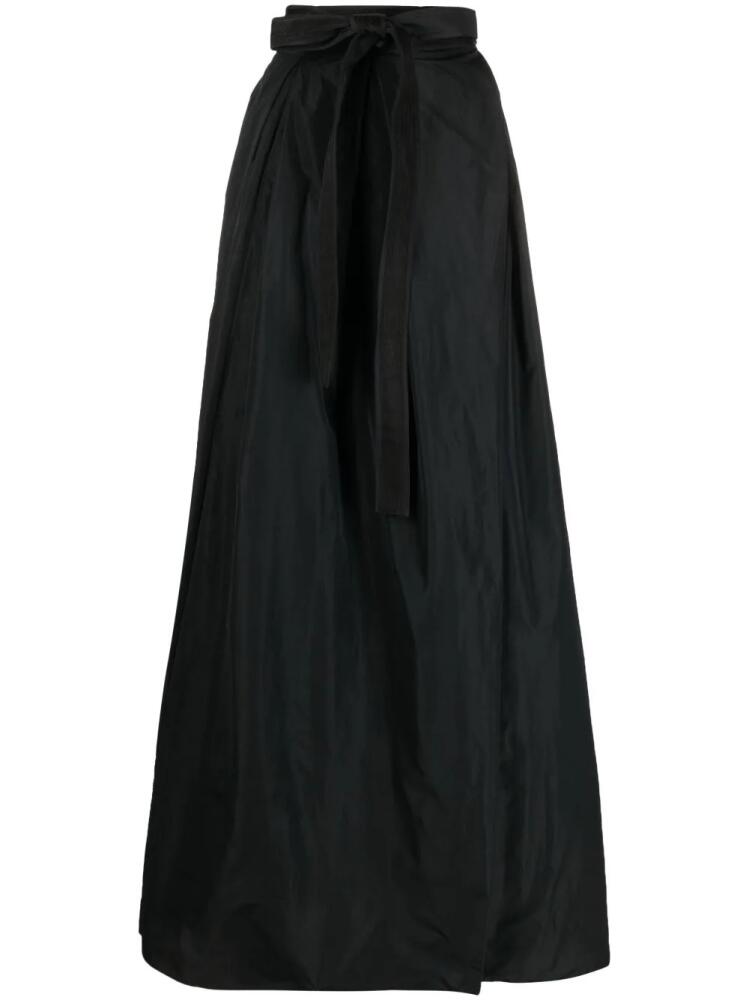 PINKO Nocepesca pleated maxi skirt - Black Cover