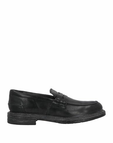 Moma Man Loafers Black Soft Leather Cover