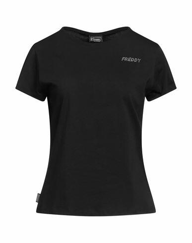 Freddy Woman T-shirt Black Cotton Cover