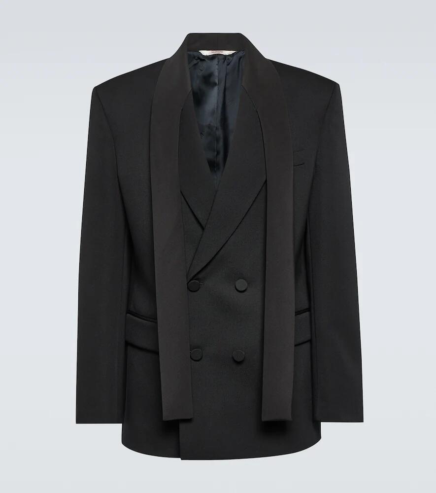 Valentino Virgin wool double-breasted jacket Cover