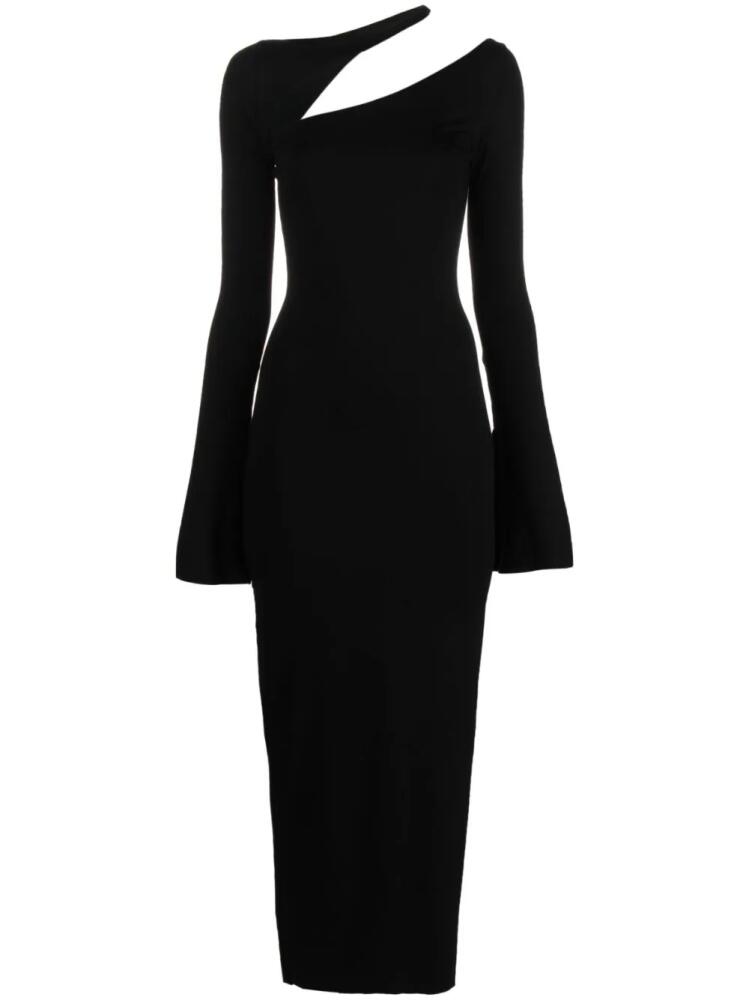 MANURI Sandy cut-out maxi dress - Black Cover