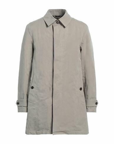 Sealup Man Overcoat & Trench Coat Light grey Cotton, Polyester, Polyamide Cover