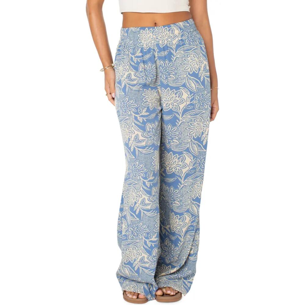 Roxy Forever and a Day Wide Leg Pants in Infinity Blue Lotus Batik Cover