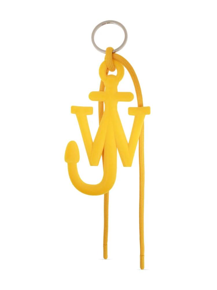 JW Anderson Anchor logo-charm keyring - Yellow Cover