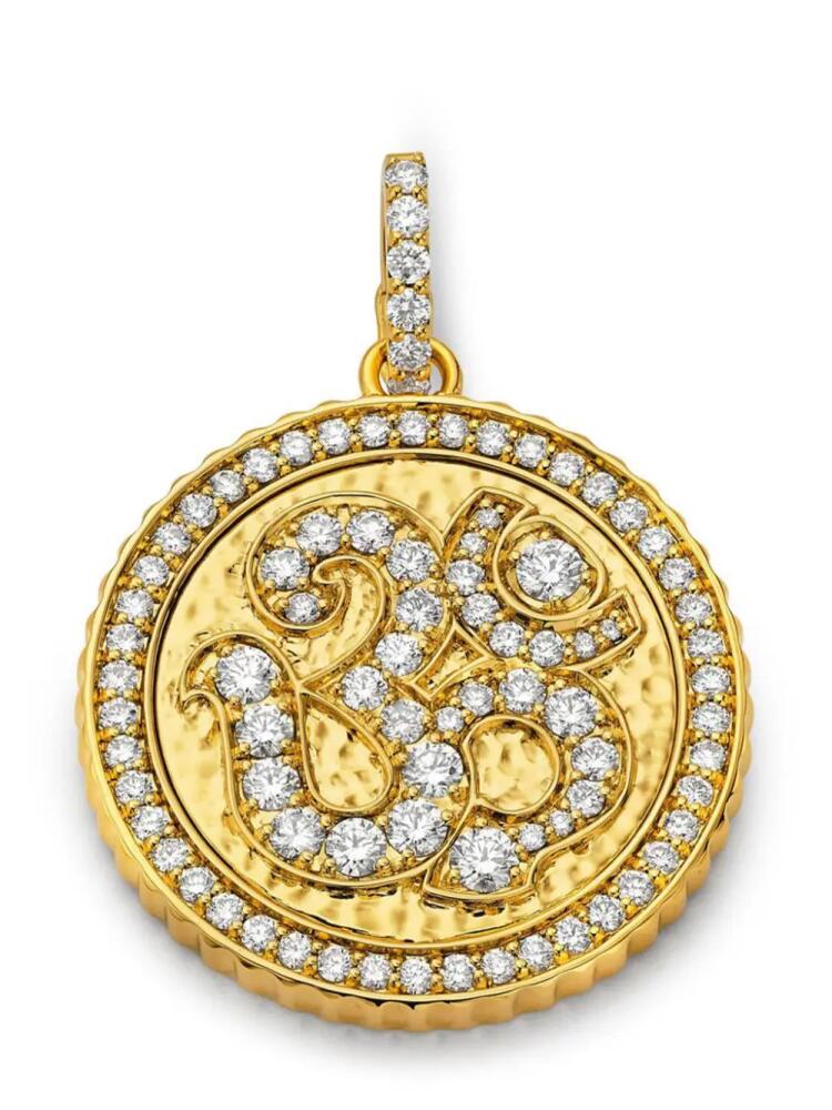 BUDDHA MAMA 20kt yellow gold diamond pendant Cover