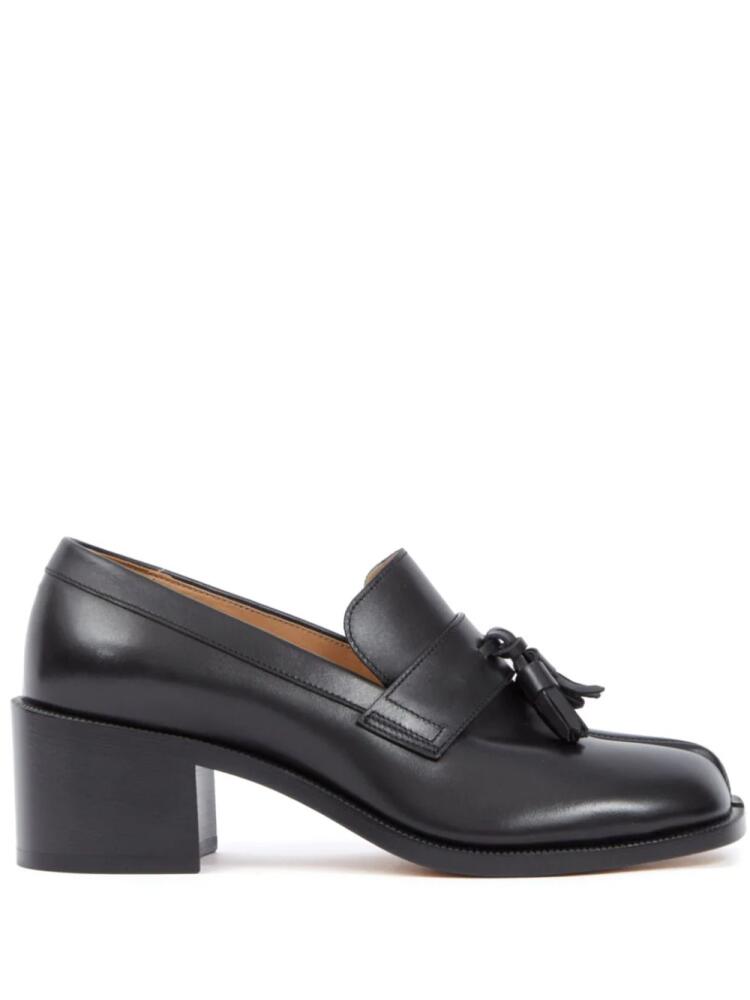 Maison Margiela 60mm Tabi tassel loafers - Black Cover