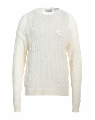 Etro Man Sweater Ivory Cashmere Cover