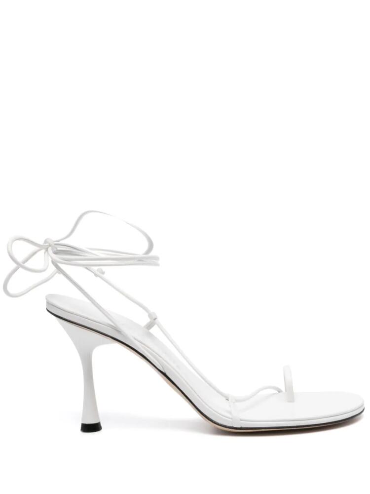 Studio Amelia Emily Wrap 90mm sandals - White Cover