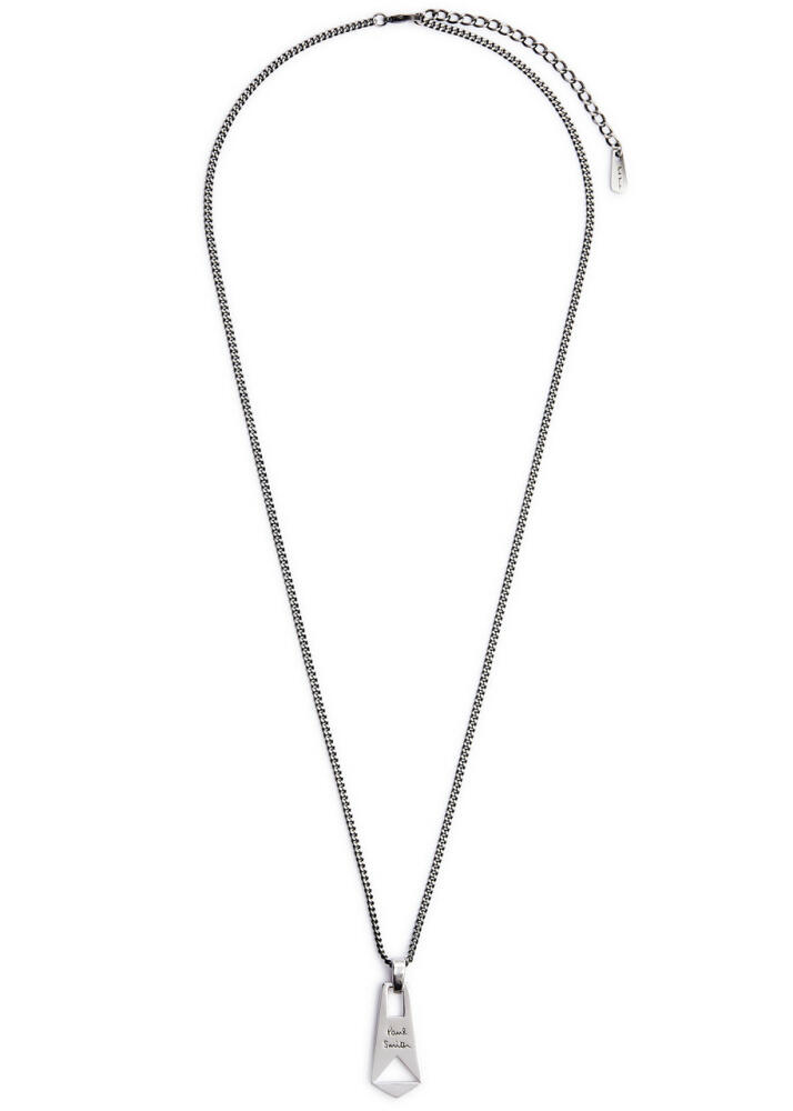 Paul Smith Zip Chain Necklace - Silver Cover