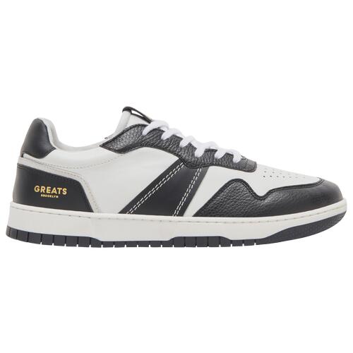 GREATS Mens GREATS Stuylux - Mens Running Shoes Black/White 09.0 Cover