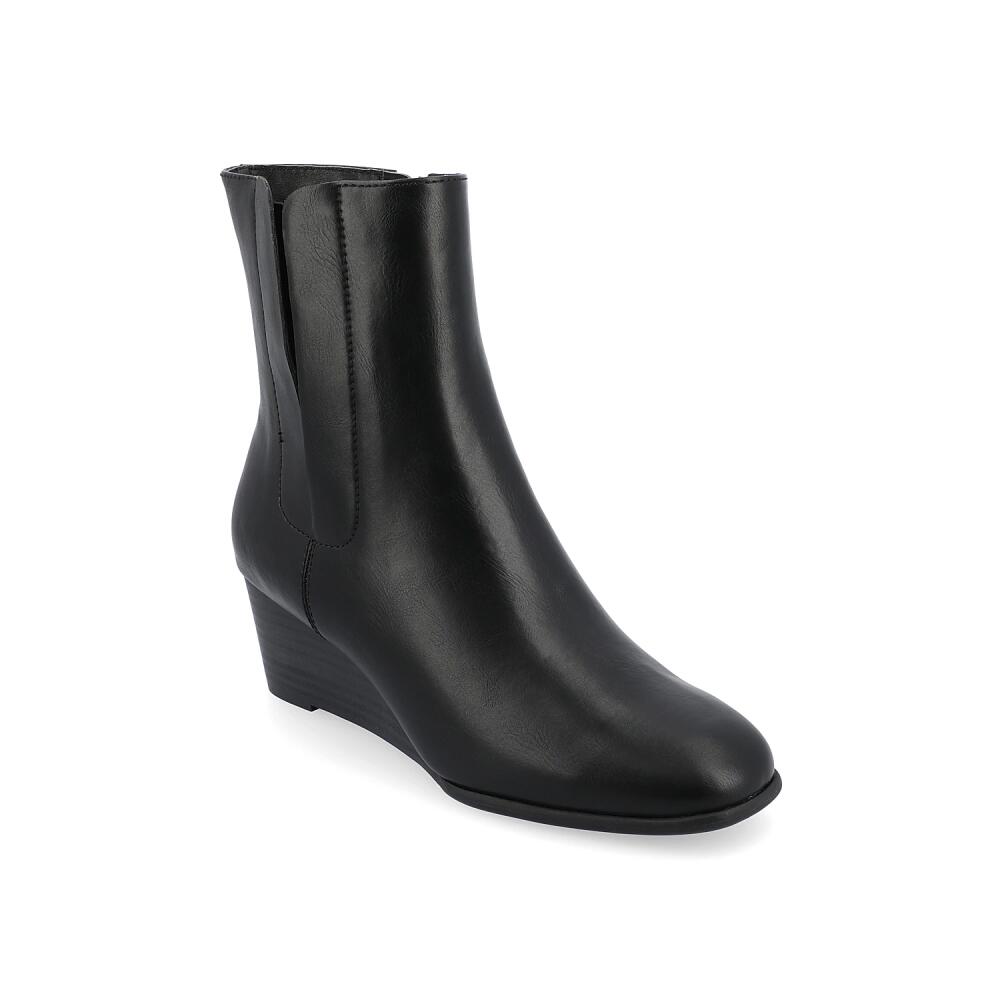 Journee Collection Kylo Wedge Bootie | Women's | Black Cover