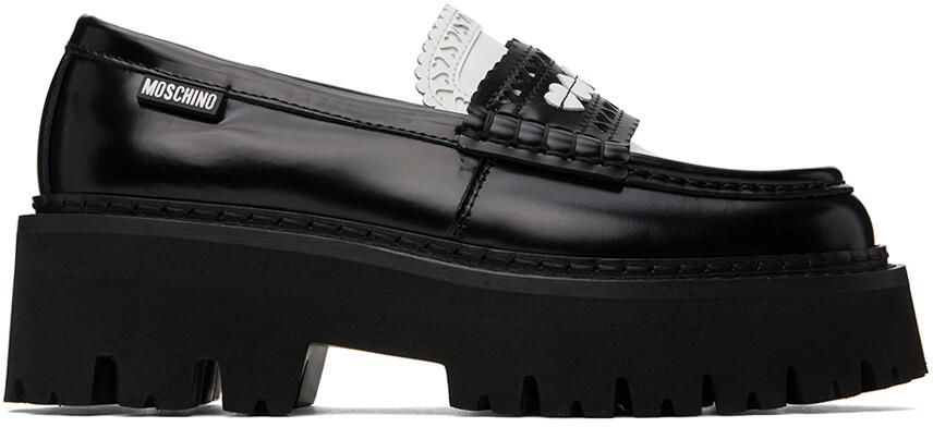 Moschino Black Platform Loafers Cover