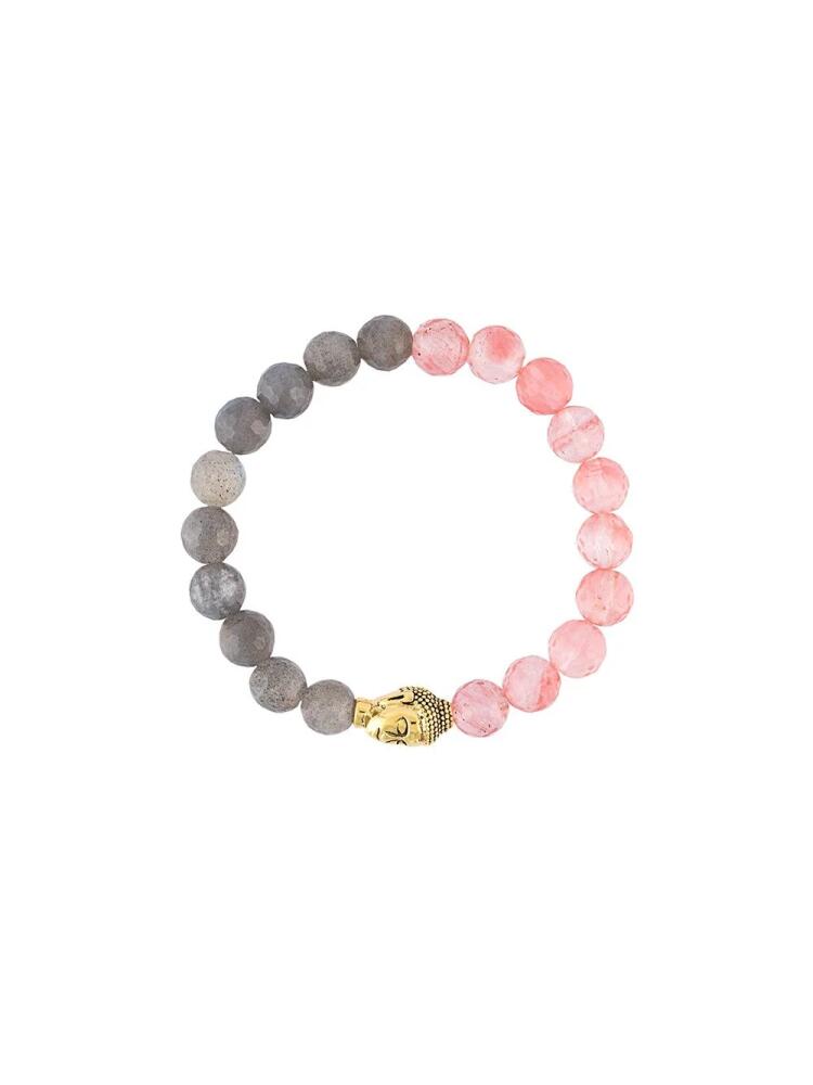 Nialaya Jewelry beaded Buddha bracelet - Pink Cover