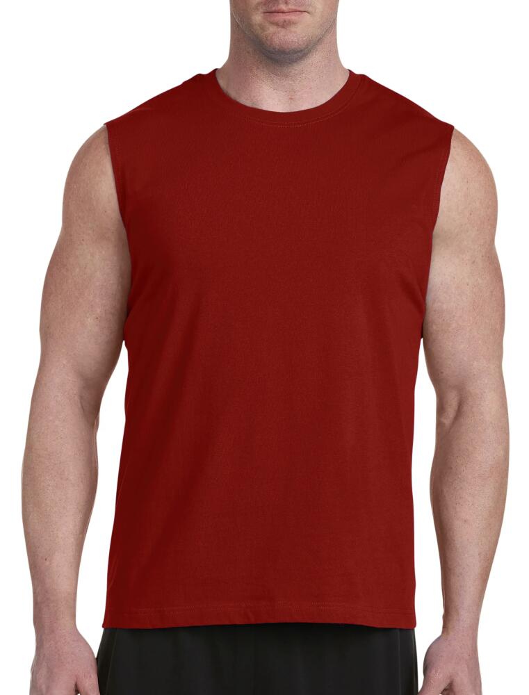 Harbor Bay by DXL Moisture-Wicking Muscle T-Shirt in Red Cover