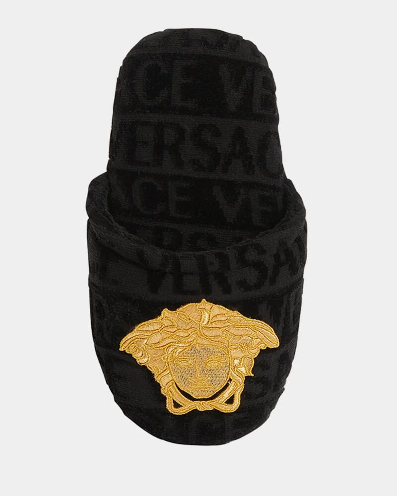 Versace Men's Medusa Logomania Slippers Cover