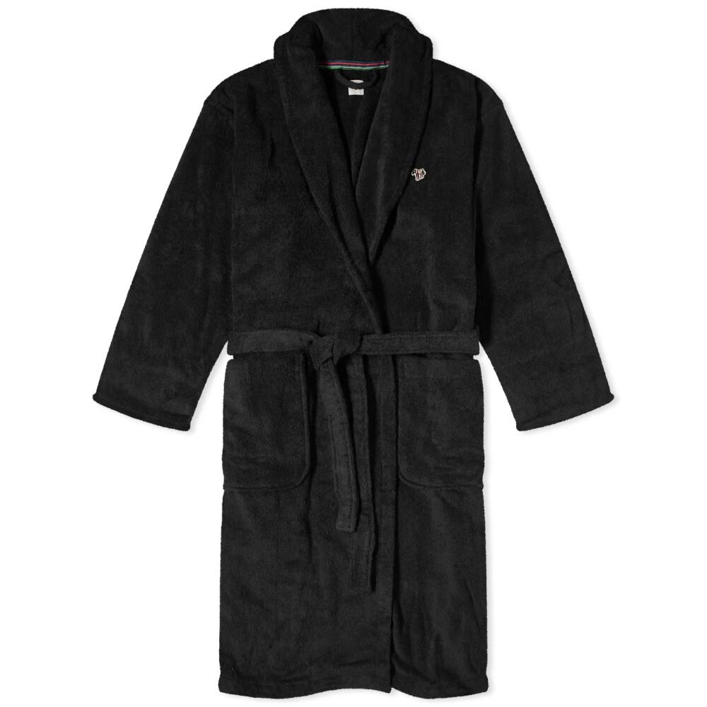 Paul Smith Men's Zebra Dressing Gown in Black Cover