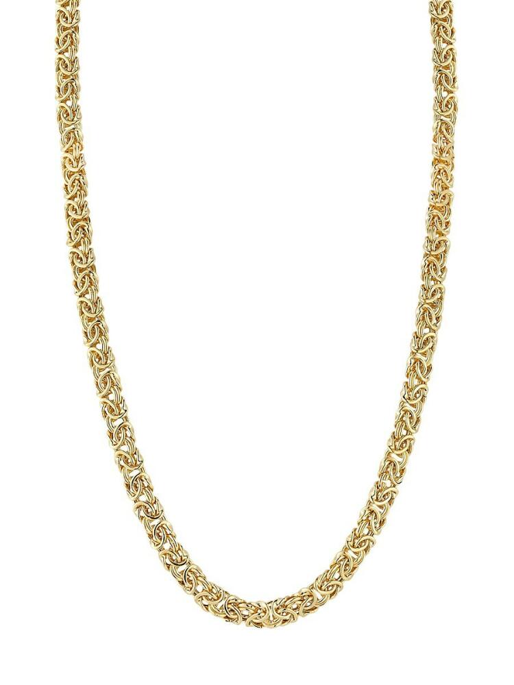 SPHERA MILANO Women's 14K Gold Vermeil Byzantine Chain Necklace Cover