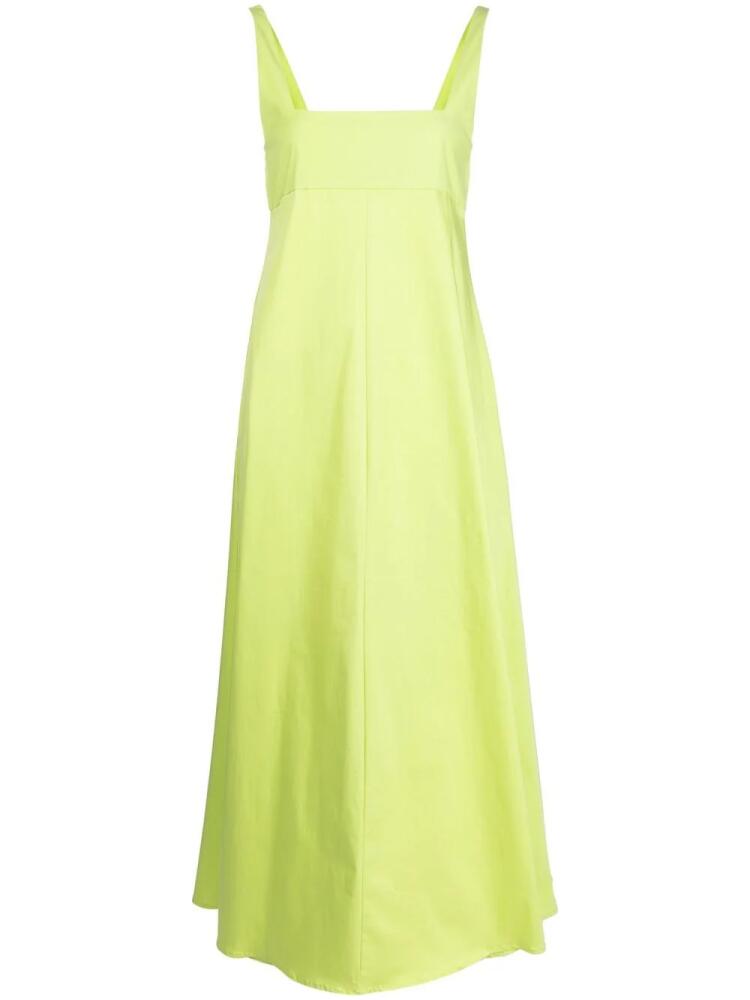 BONDI BORN Malta square-neck maxi dress - Green Cover