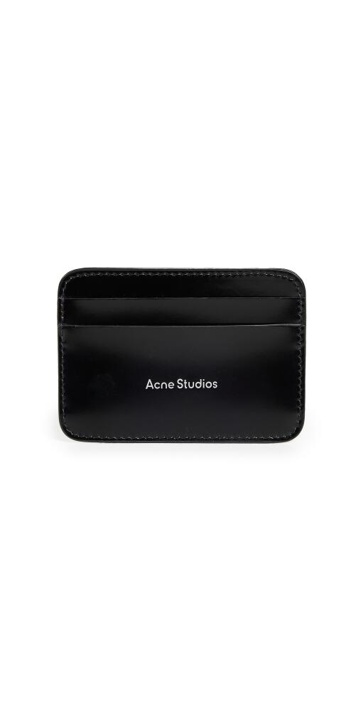 Acne Studios Leather Card Holder Black Cover