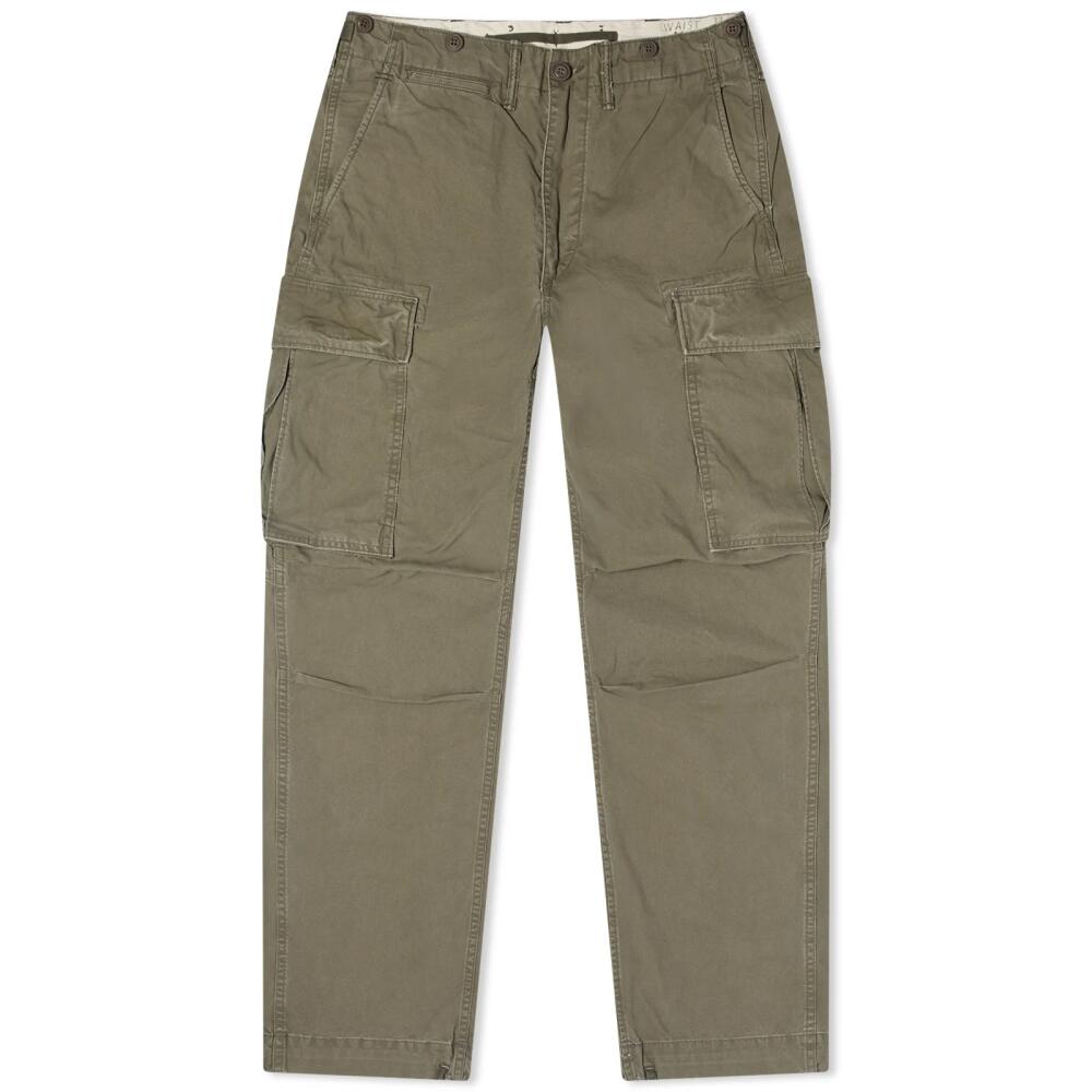 RRL Men's Surplus Cargo Pant in Dark Olive Cover