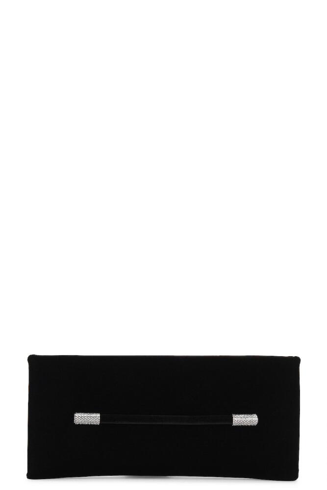 TOM FORD Ava Crystal Velvet Clutch in Black Cover