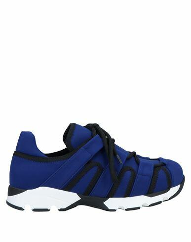 Marni Woman Sneakers Blue Textile fibers Cover