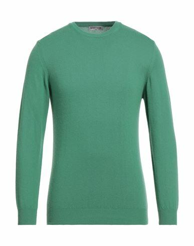 Daniele Alessandrini Homme Man Sweater Green Viscose, Polyamide, Wool, Cashmere Cover