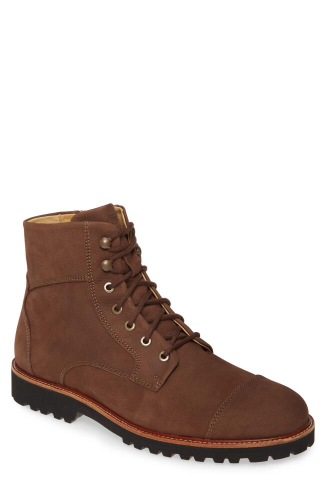 Samuel Hubbard Uptown Maverick Cap Toe Boot in Pebble Brown Nubuck Cover