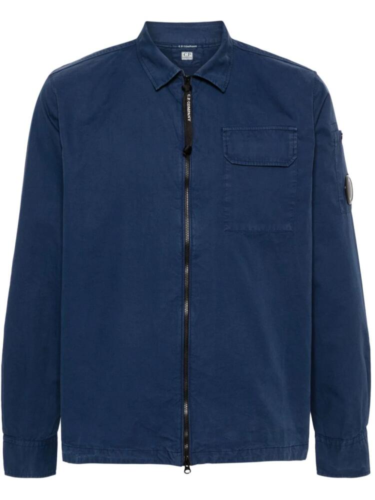 C.P. Company Lens-embellished shirt - Blue Cover