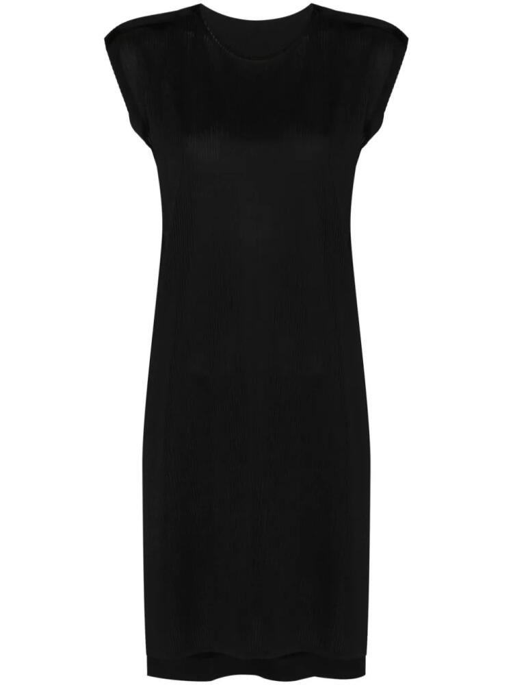 Pleats Please Issey Miyake plissé tank top - Black Cover