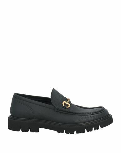 Seboy's Man Loafers Black Leather Cover