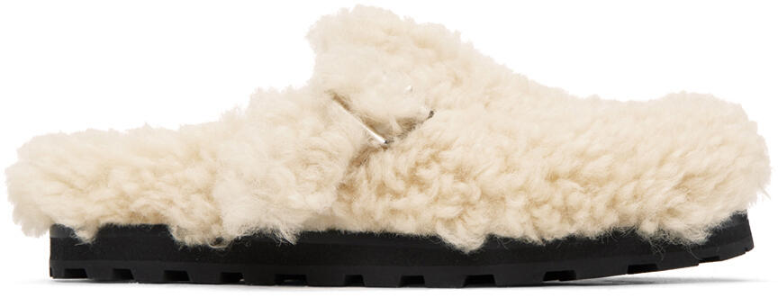 Jil Sander Off-White Single Buckle Loafers Cover